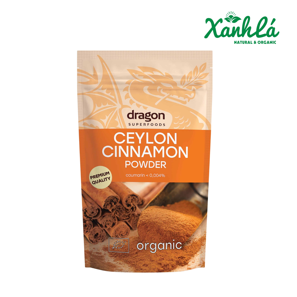 Bột Quế Ceylon hữu cơ Dargon Super 150gr