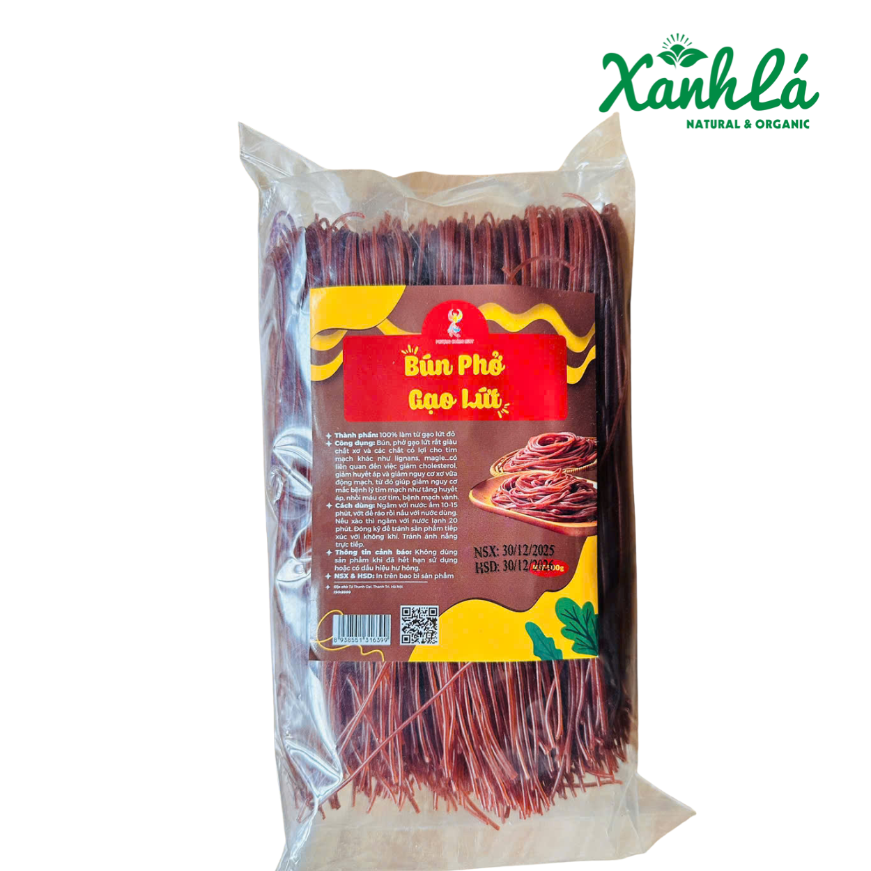 Bún Gạo Lứt 500gr ( Túi)