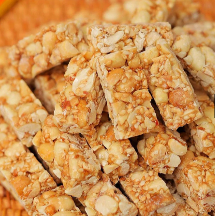 Kẹo Mè Vàng Lạc 500gr (Túi)