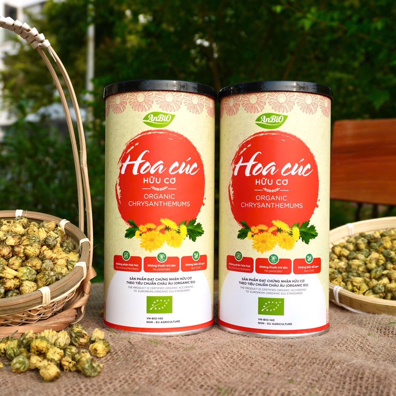 Trà Hoa Cúc Hữu Cơ Anbio 50g ( Hộp )