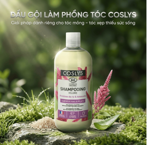 Dầu Gội Làm Phồng Tóc Coslys 500ml