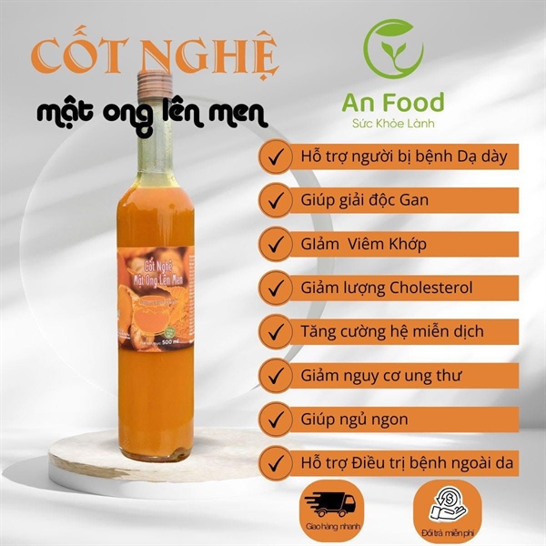 CỐT Nghệ Mật ong lên men