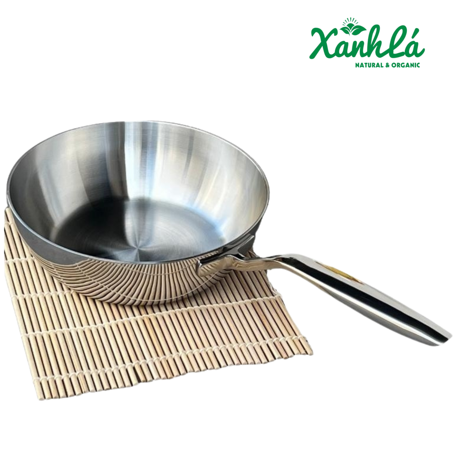 Chảo inox Kaiyo size 24 sâu lòng