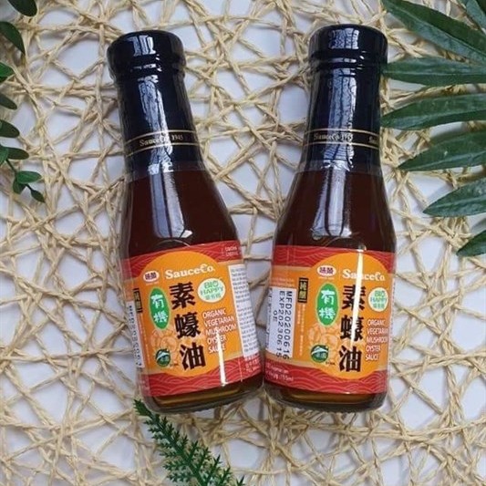 DẦU HÀO NẤM CHAY HỮU CƠ SAUCECO 155ML HÀNG ĐÀI LOAN
