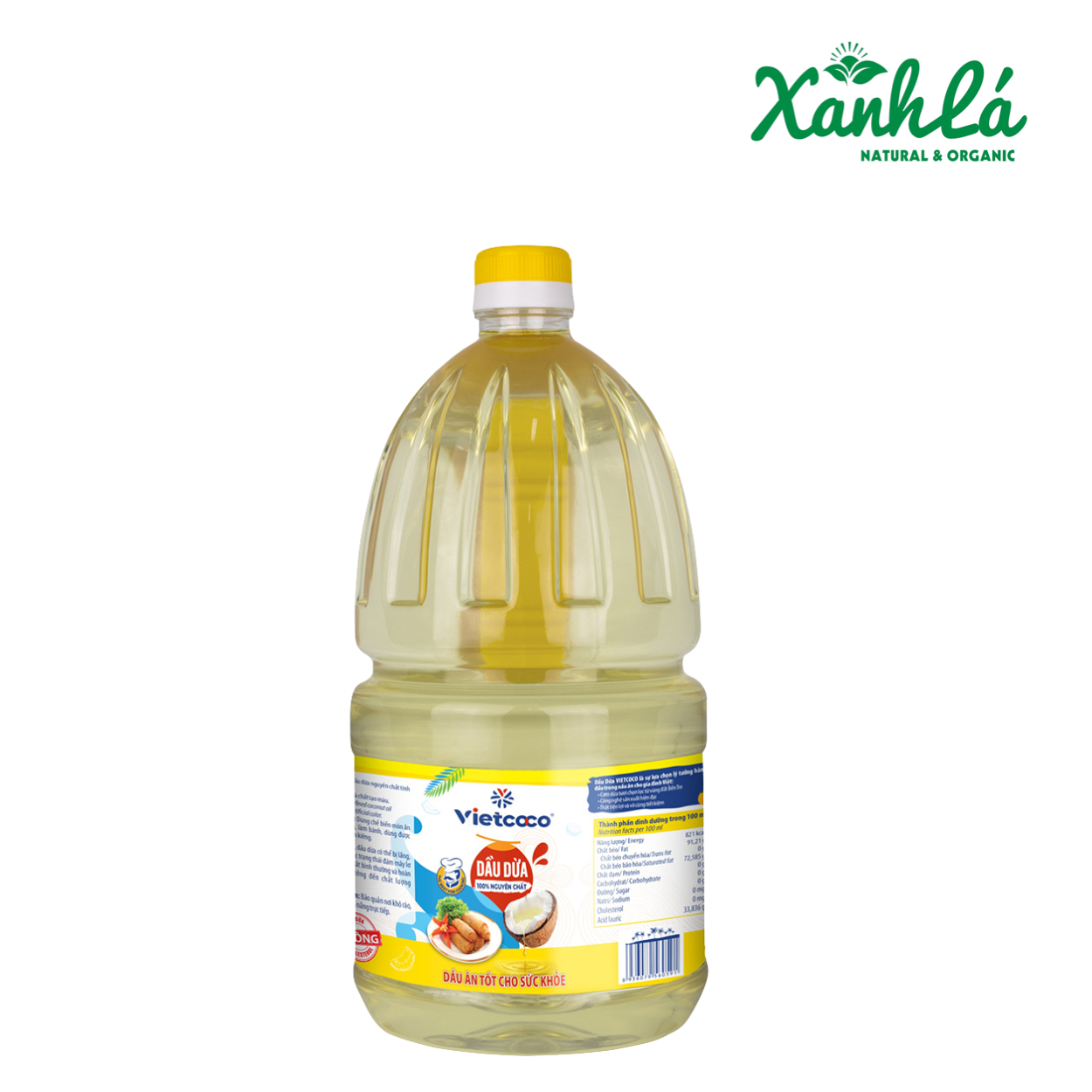 Dầu dừa NẤU ĂN Vietcoco 2 lít