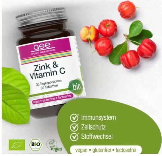 Kẽm hữu cơ + Vitamin C GSE 60v ( Lọ )