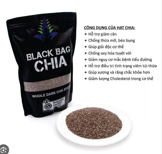 Hạt Chia Bag Úc 500gr ( Túi)