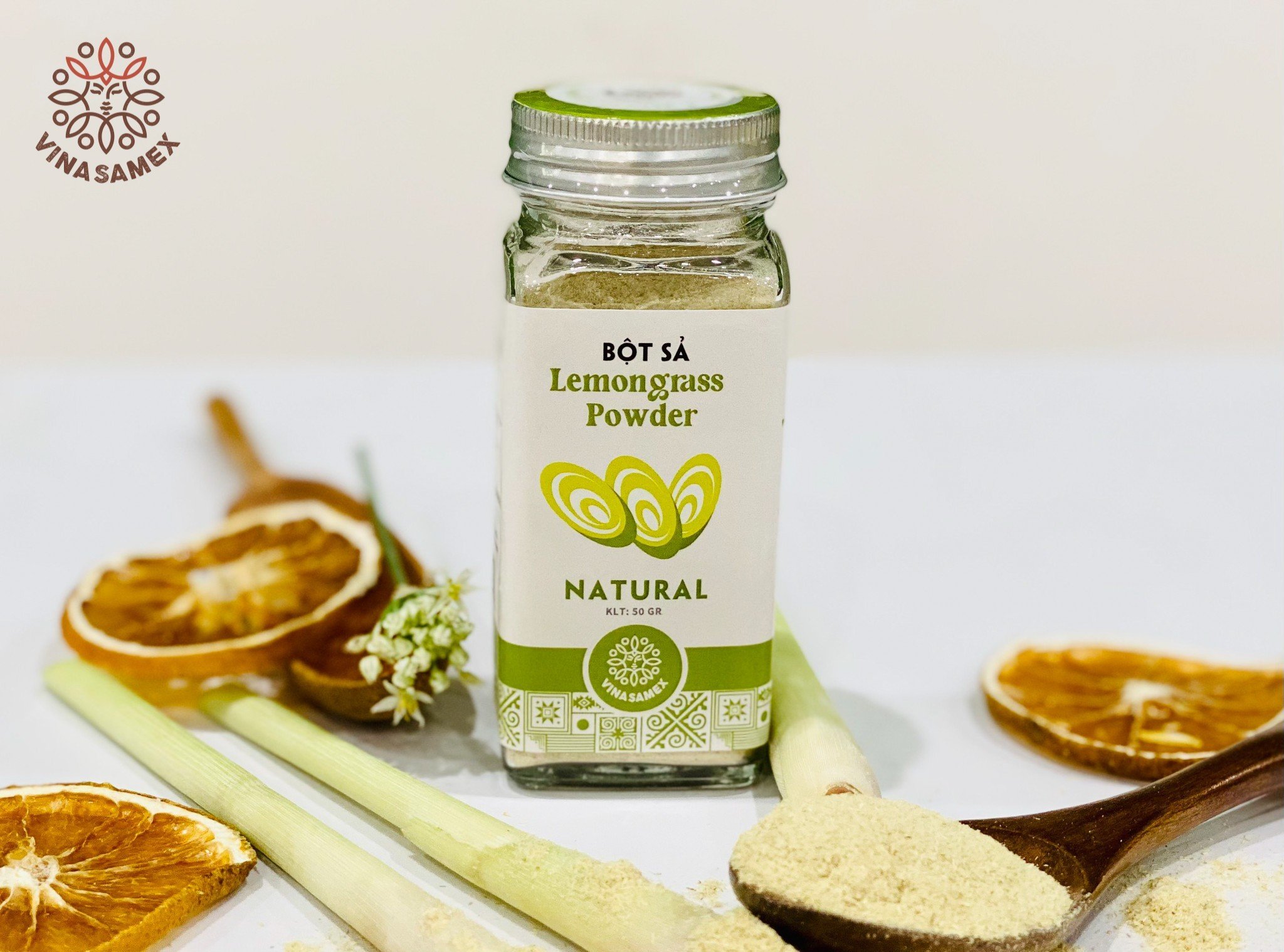 Bột Sả hữu cơ VINASAMEX 50gr