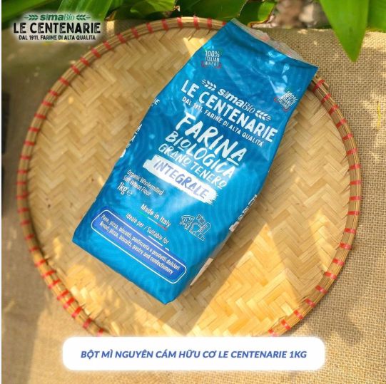 Bột mì Nguyên Cám hữu cơ Sima Bio 1kg ( Túi)