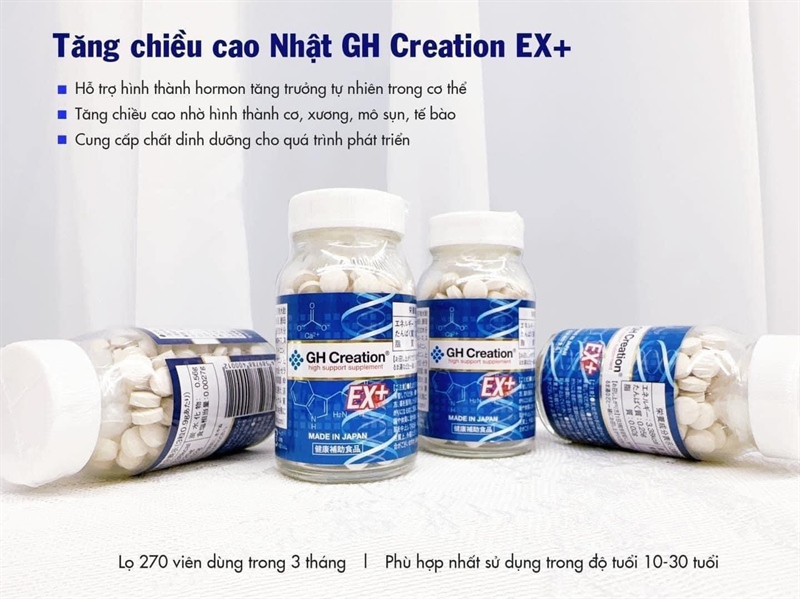 GH Tăng chiều cao Nhật Bản 270v ( Lọ )