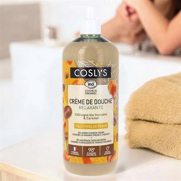 SỮA TẮM HỮU CƠ HƯƠNG HẠT RẺ 1 lít Coslys
