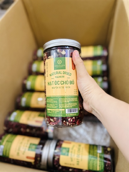 ÓC CHÓ ĐỎ MỸ SẠCH MỸ Holinut 500GR ( Hộp )