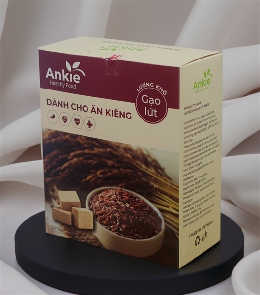 Lương Khô ăn kiêng Gạo Lứt 750gr