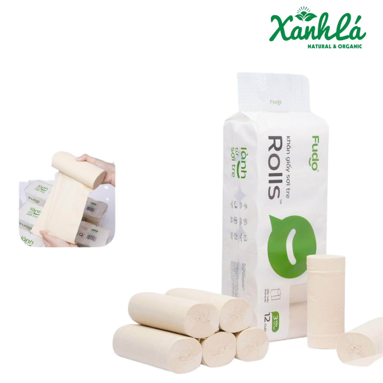 Giấy cuộn FUDO Roll 4 lốc 12 cuộn