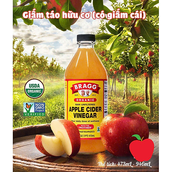 GIẤM TÁO NHỎ 473ML