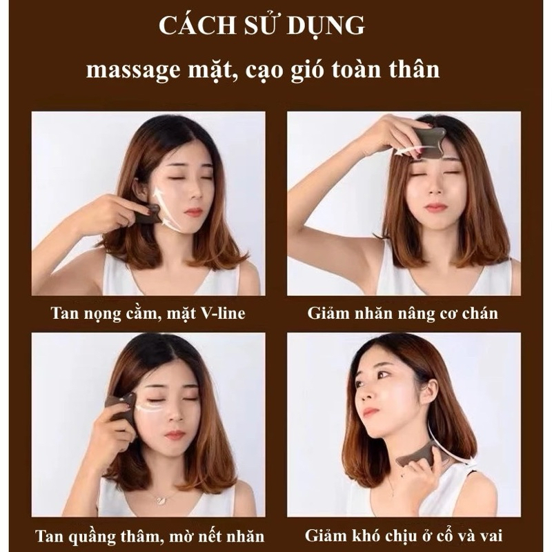 Massage nâng cơ cạo gió Trái Tim