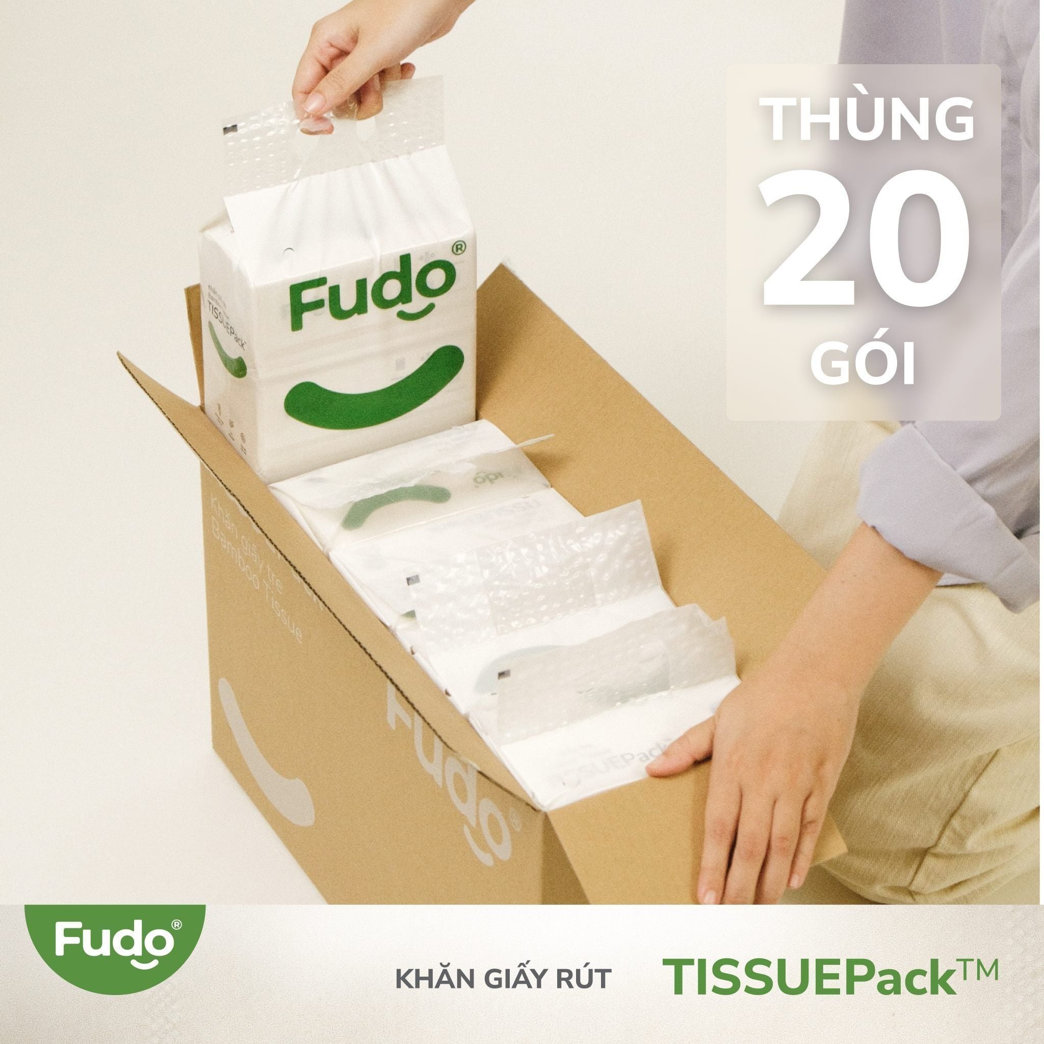 KHĂN GIẤY TRE FUDO RÚT