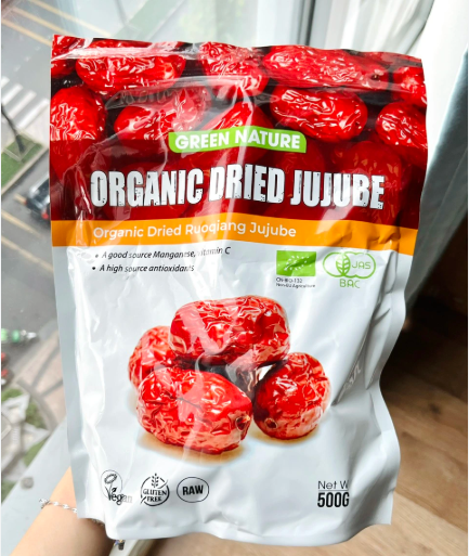 TÁO ĐỎ Ruoqiang hữu cơ 500gr