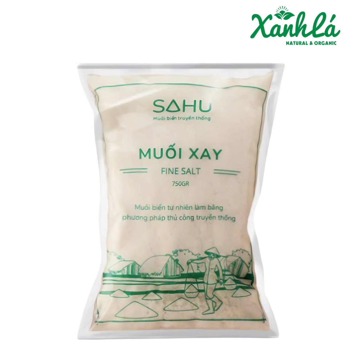 Muối xay 750gr SAHU ( gói)