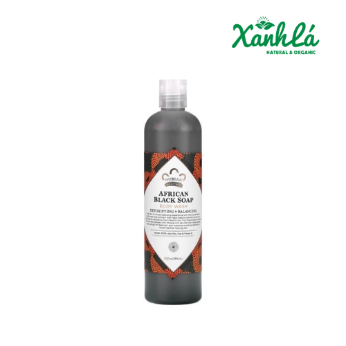 SỮA TẮM XÀ PHÒNG ĐEN NUBIAN HERITAGE AFRICAN BLACK SOAP, BODY WASH, 384ML