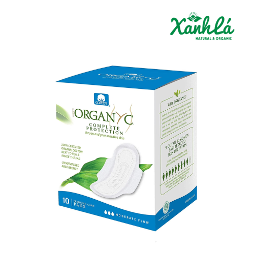 Băng Vệ Sinh hữu cơ siêu thấm Organic 10 miếng