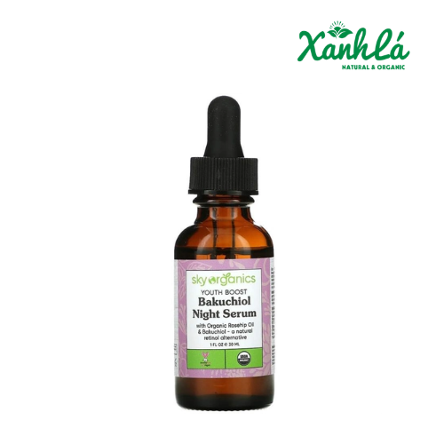 Serum Huyết thanh hữu cơ ban đêm Bakuchiol Sky Organic 30ml - ( lọ)