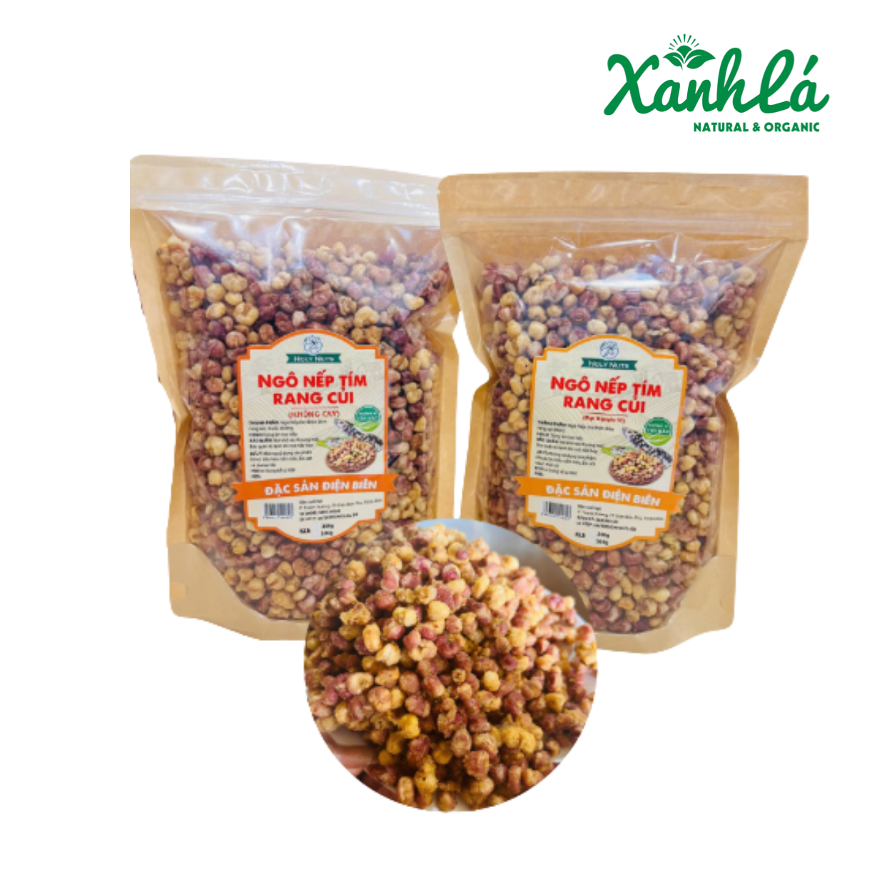 Ngô ĐIỆN BIÊN Rang Củi Nguyên Vị 500gr (Gói)