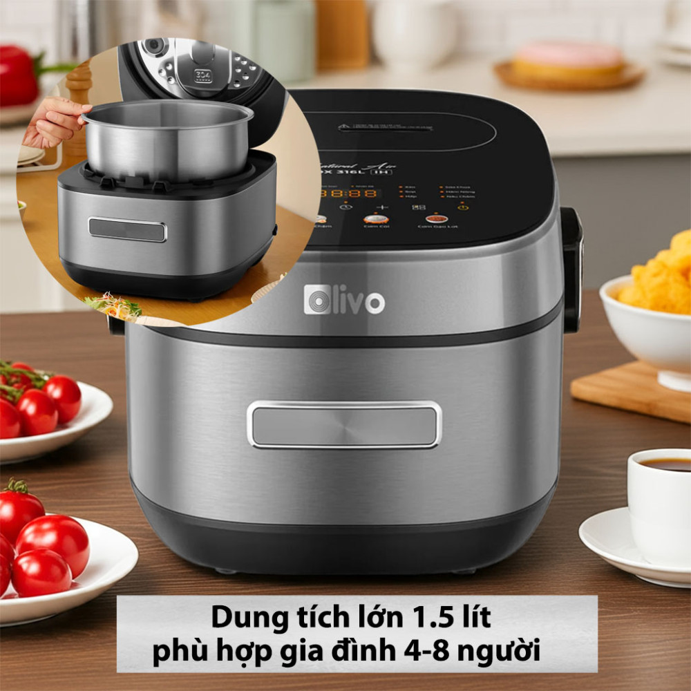 Nồi Cơm Điện Olive 1.5 Lít