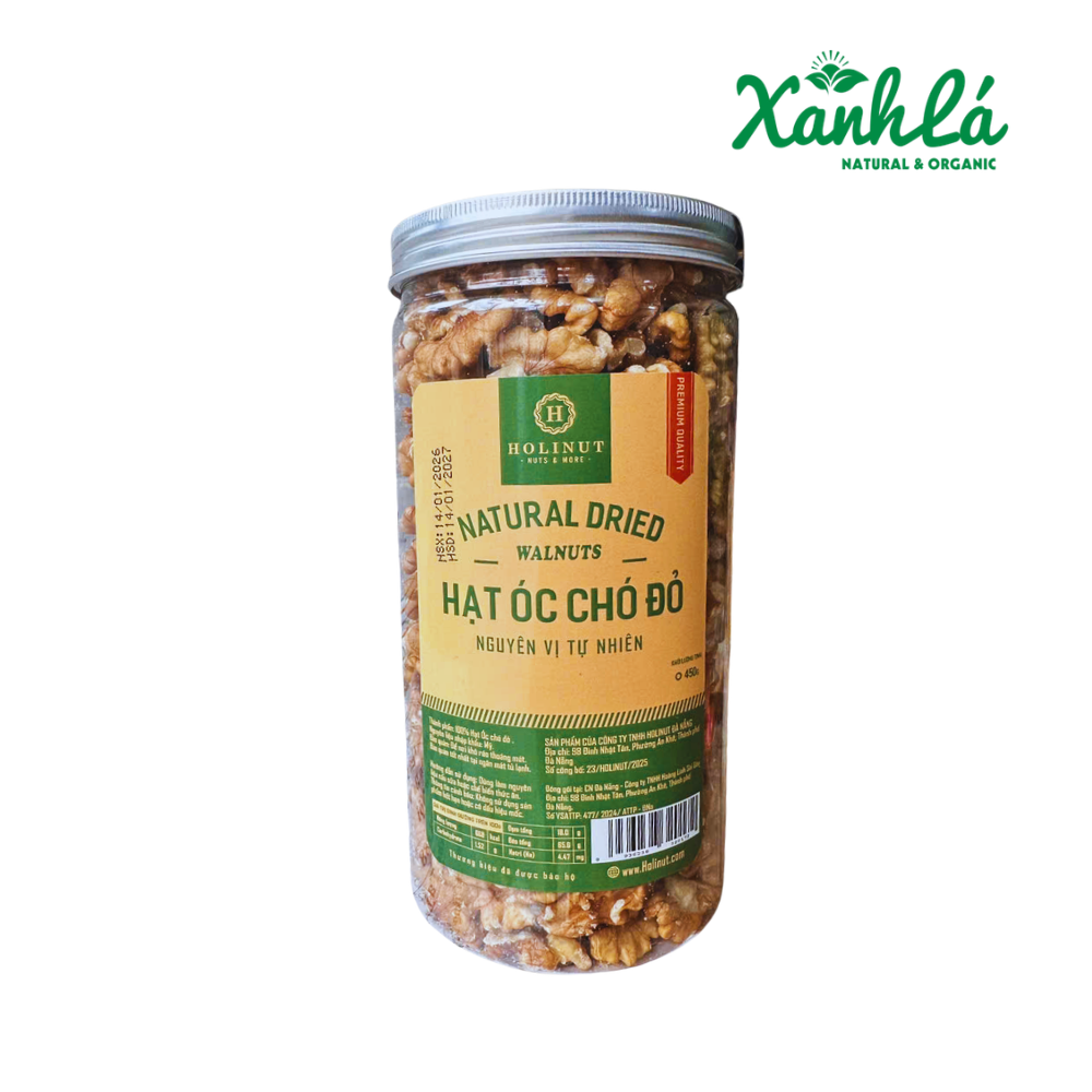 Óc Chó Vàng Mỹ Holinut 500GR ( Hộp )