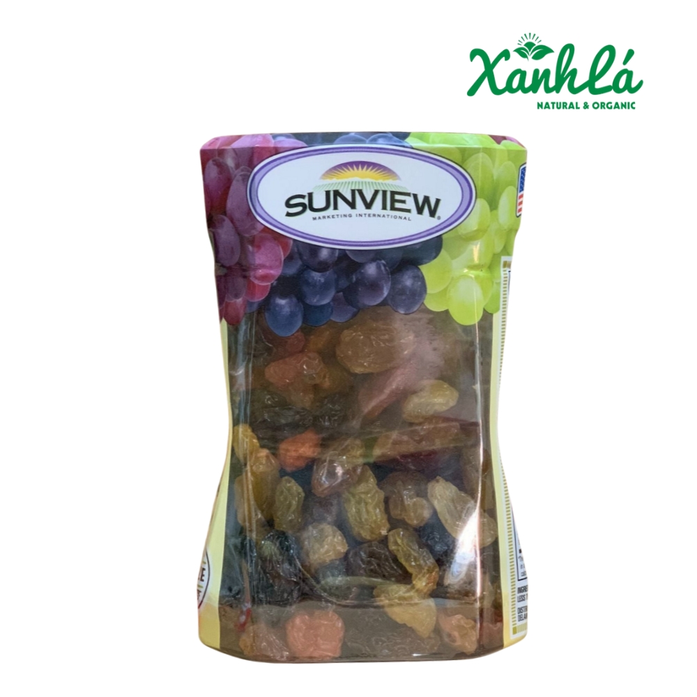Nho khô Raisins Sunview Mỹ 425gr ( Hộp)