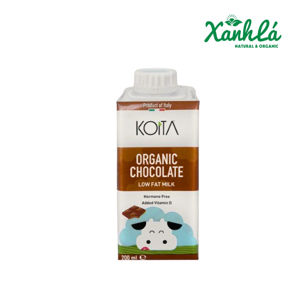 Sữa bò hữu cơ vị Socola Koita 200ml