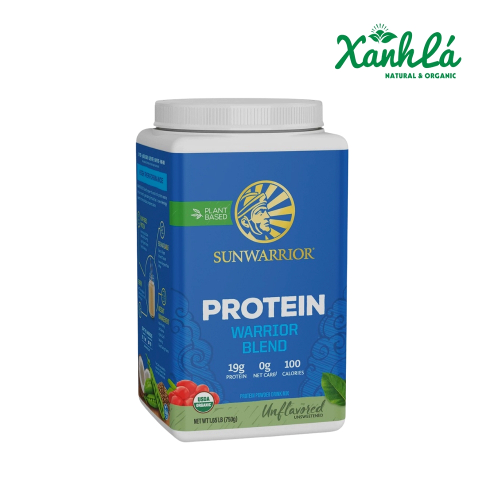 Protein thực vật hữu cơ Sunwarrior Warior blend chocolate 750gr( hộp)