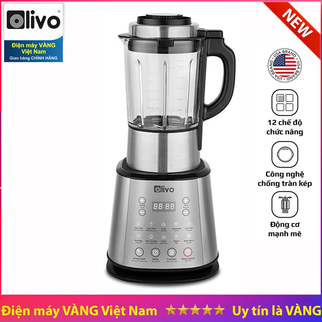 MÁY XAY SINH TỐ VÀ NẤU SỮA HẠT OLIVE