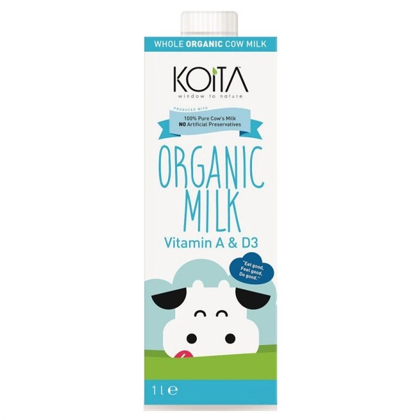 Sữa bò hữu cơ nguyên kem Koita 200ml