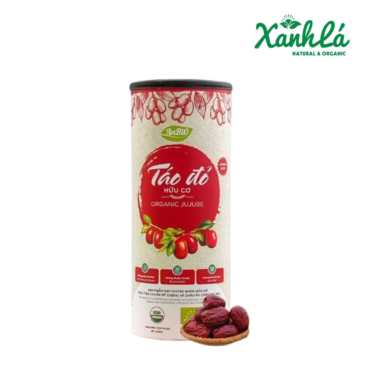 Táo Đỏ Hữu Cơ Anbio 500gr ( Hộp)