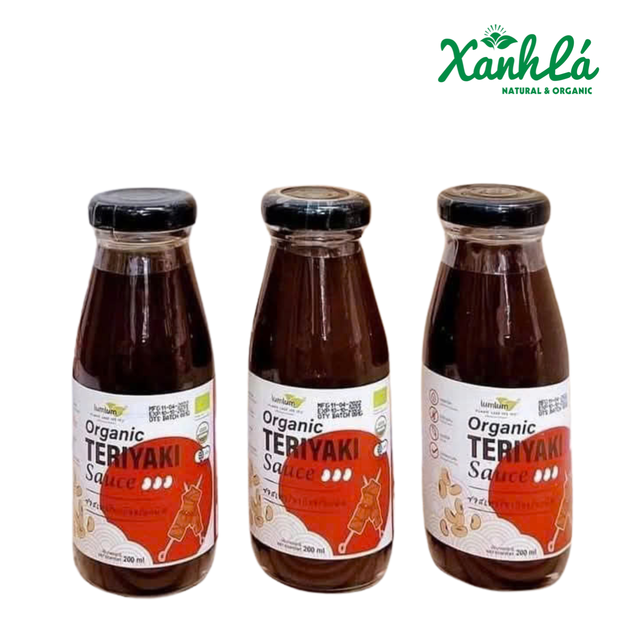 Sốt Teriyaki hữu cơ 200ml Lum lum
