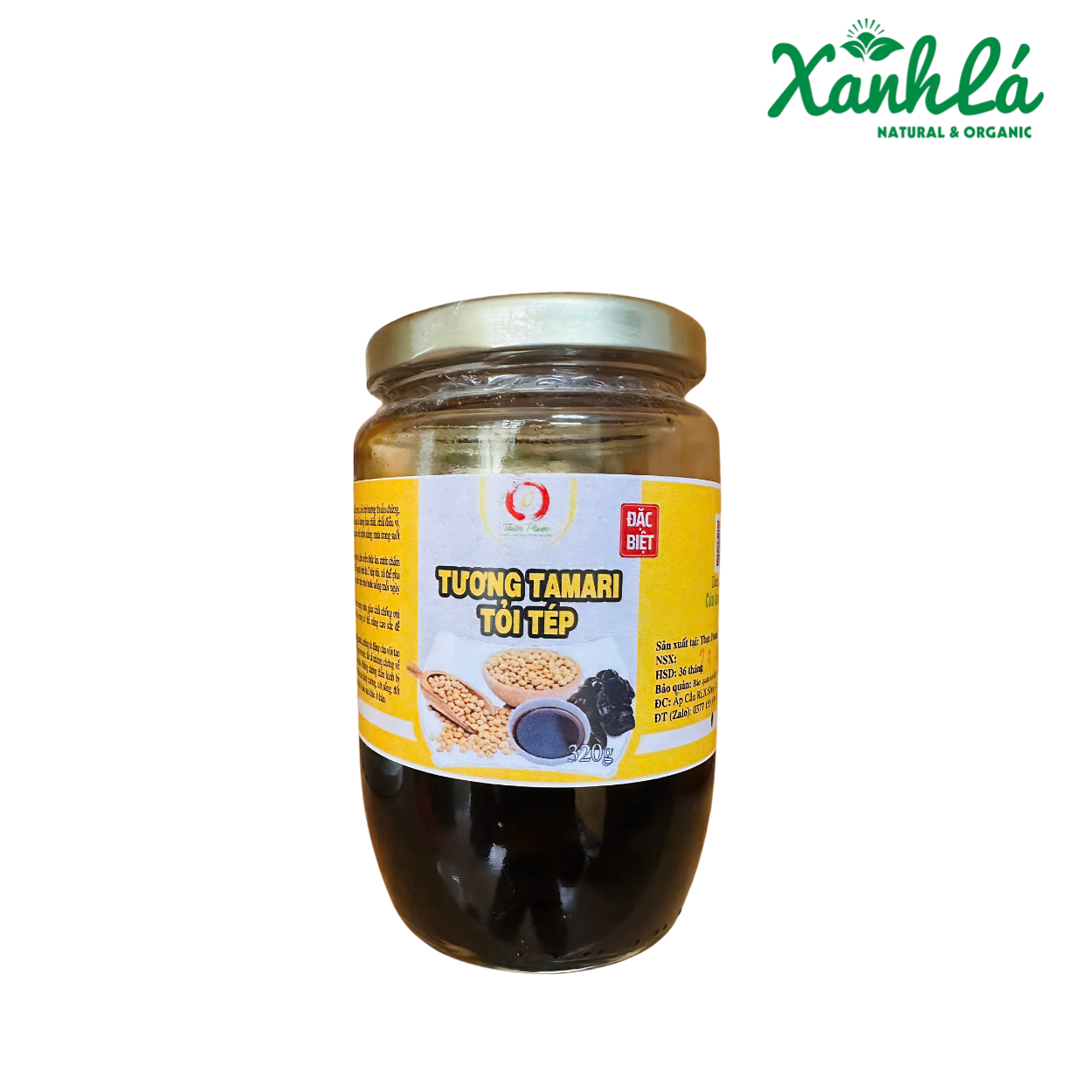Tương Tamari Tỏi Tép 7 năm 320gr ( Lọ Thuỷ Tinh)