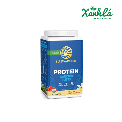 Bột Protein thực vật hữu cơ Warrior Blend Sunwarrior vị mocha 750gr(hộp)
