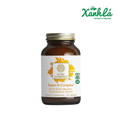 Vitamin B comlex hữu cơ Pure Synergy 60v ( hộp)
