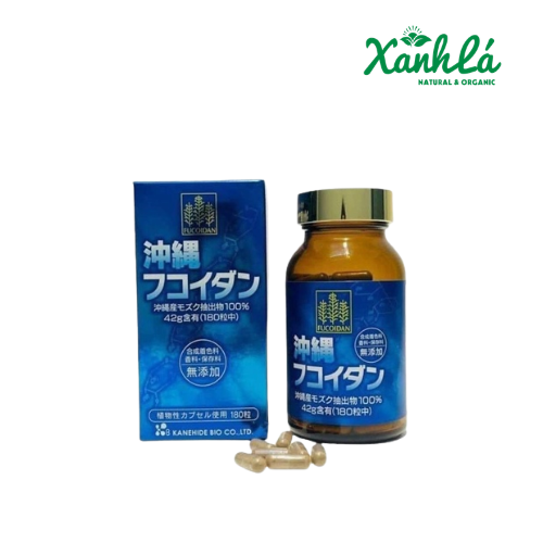 TẢO FUCOIDAN XANH NHẬT BẢN PHÒNG NGỪA ĐIỀU TRỊ UNG THƯ 180v ( Lọ)