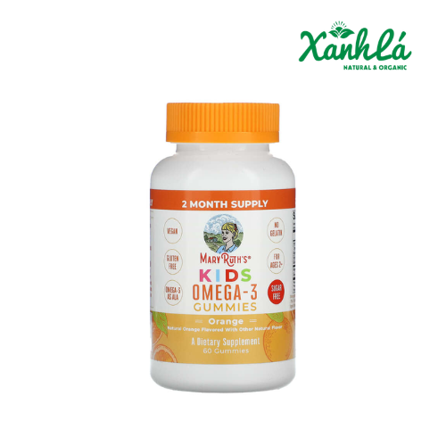 Kẹo Dẻo Bổ Sung OMEGA 369 Mary ruth's 120v