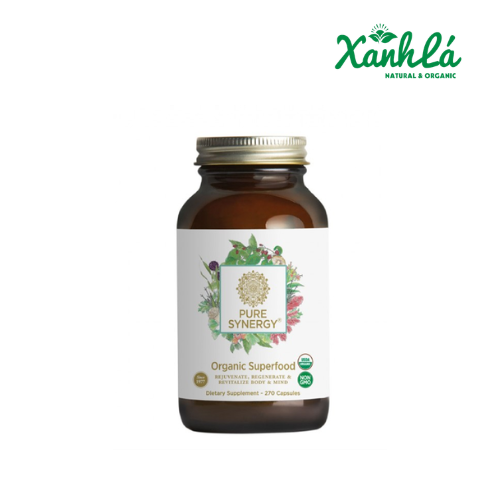 SuperFood Organic Pure Synergy hộp 270v (Lọ)