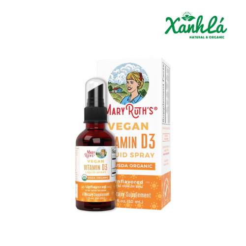 VITAMIN D3 mary Ruth cho bé dạng xịt