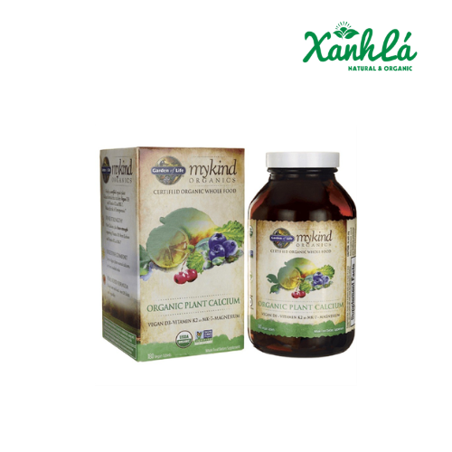 Canxi Garden of Life MYKID hữu cơ 180v (hộp)