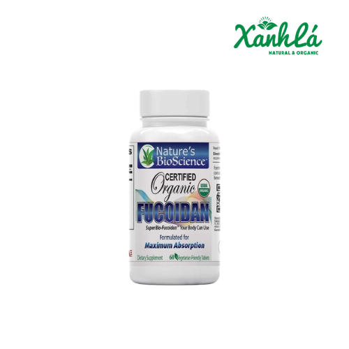VIÊN FUCOIDAN hữu cơ CHỐNG UNG THƯ Nature's Bioscience 60v