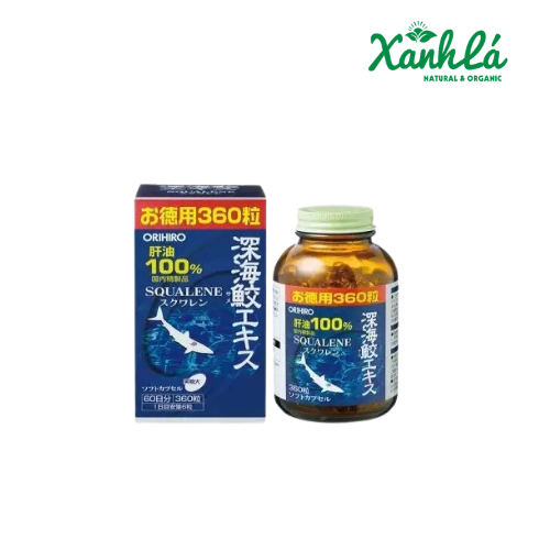 SỤN VI CÁ MẬP SQUALENE ORIHIRO 360v ( HỘP)