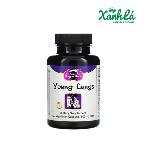 Bổ Phổi từ thảo dược hoang dã Young Lung Dragon Herbs Lọ 100 viên (Lọ)