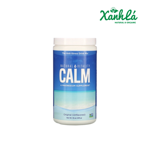 Bột Magie Calm nguyên vị 454gr ( Hộp )