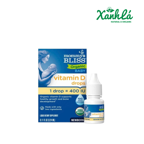 Vitamin D3 hữu cơ Mommy Bliss (3,24ml)