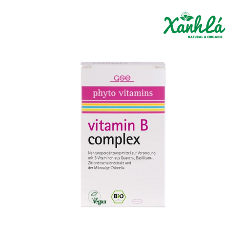 Vitamin B complex từ Thực vật hữu cơ GSE Hộp 60v